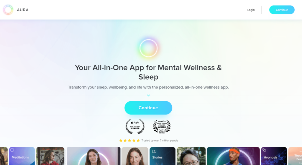 best AI apps for iPhone: Aura