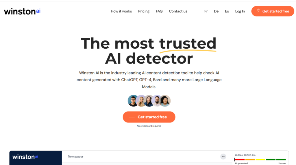 ContentAtScale AI Content Detector: Winston AI