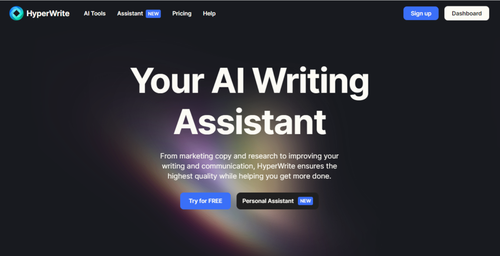 AI Answer Generator: HyperWrite